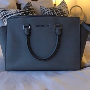 Grey Michael Kors Purse